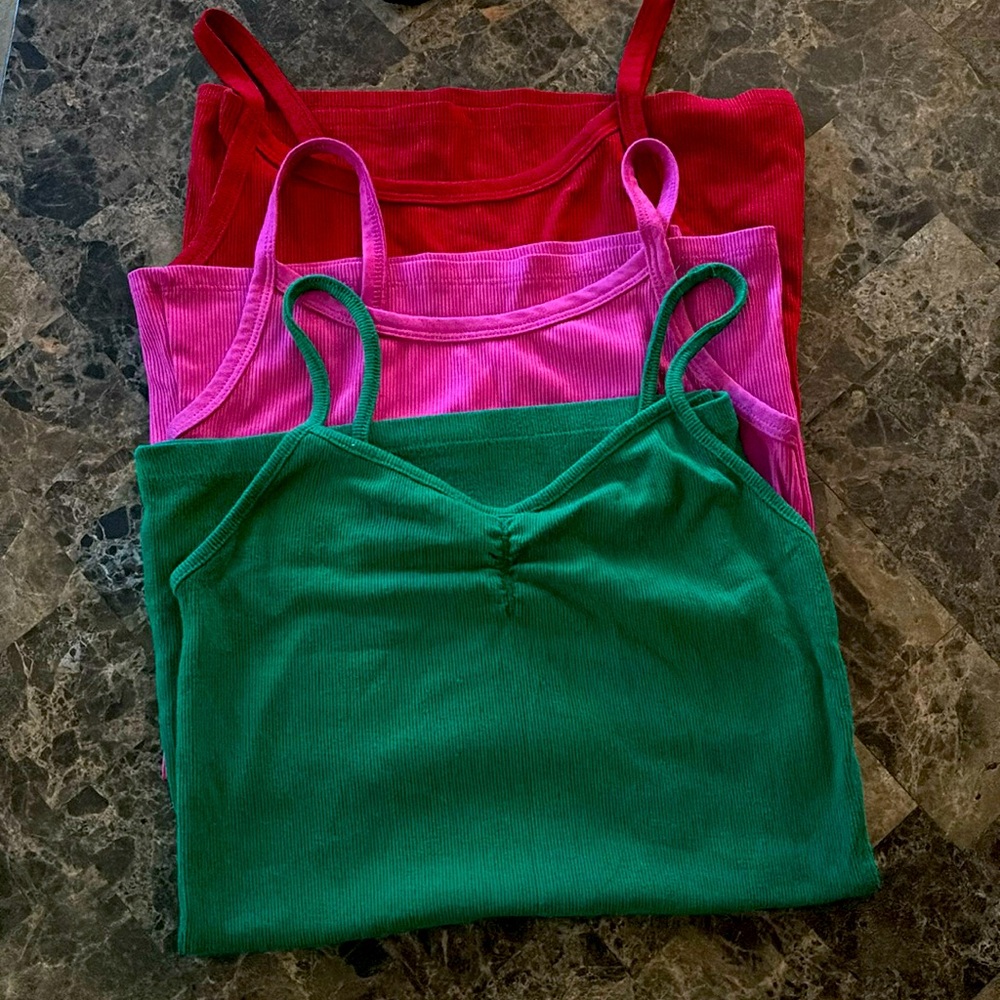 3 small tank tops